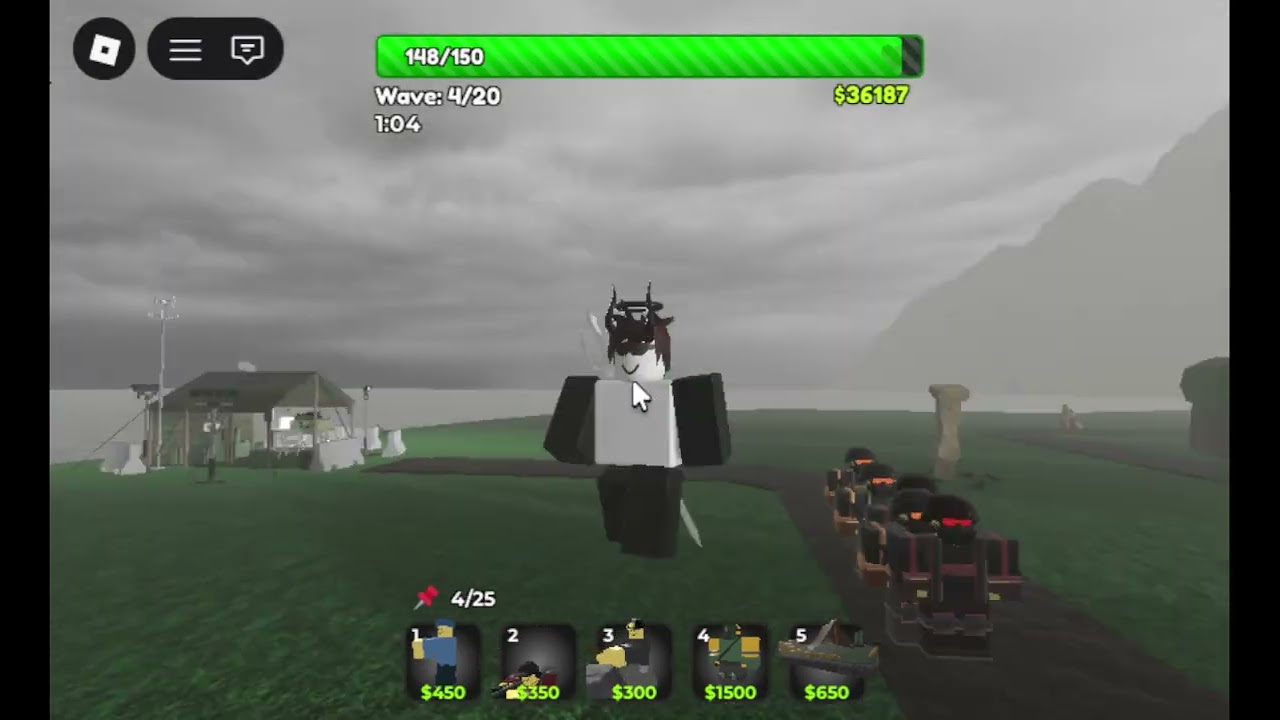 tower defense game demonstration